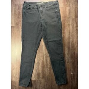 Universal Thread Skinny Jeans Womens 6/28R Black Mid Rise Stretch Denim Pants